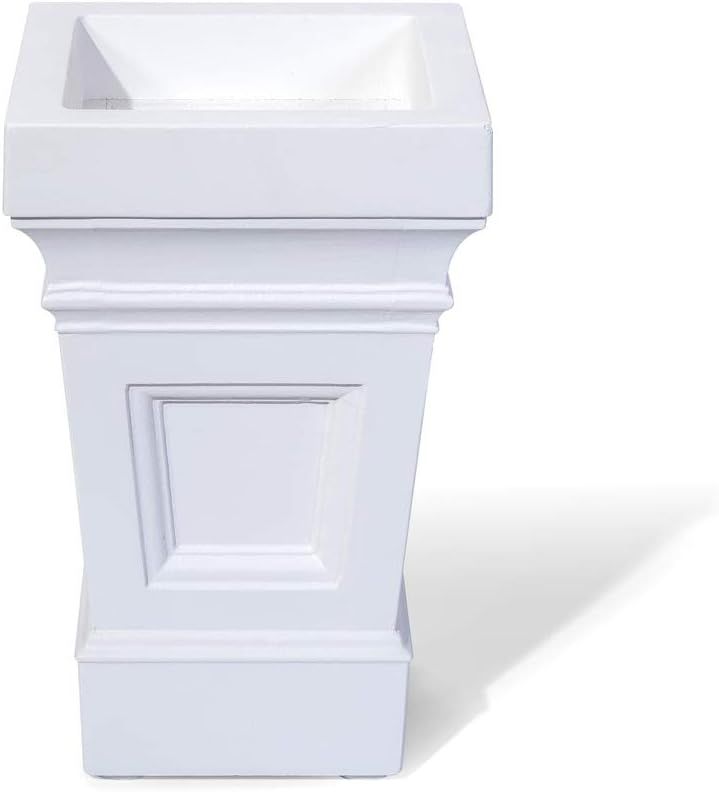 Step2 Atherton Planter Box – Classic White Indoor or Outdoor Planter – Customizable Self-Wate... | Amazon (US)