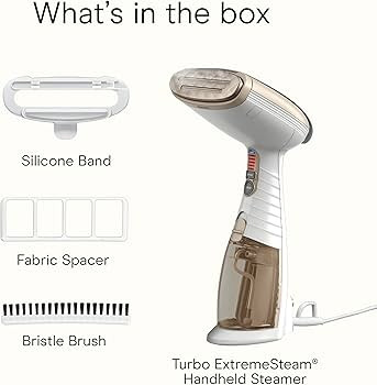 Amazon.com: Conair Handheld Garment Steamer for Clothes, Turbo ExtremeSteam 1875W Fabric Steamer,... | Amazon (US)