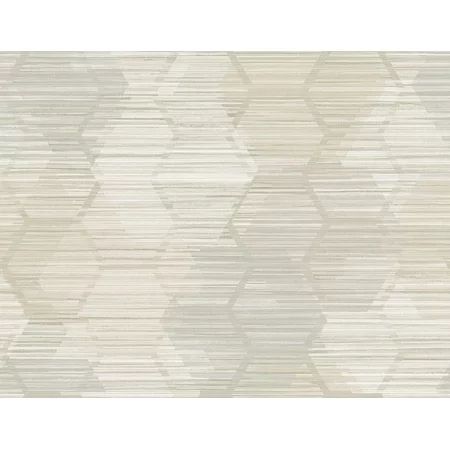 2949-60507 Jabari Beige Geometric Faux Grasscloth Wallpaper Modern Style Graphics Theme Unpasted Acr | Walmart (US)