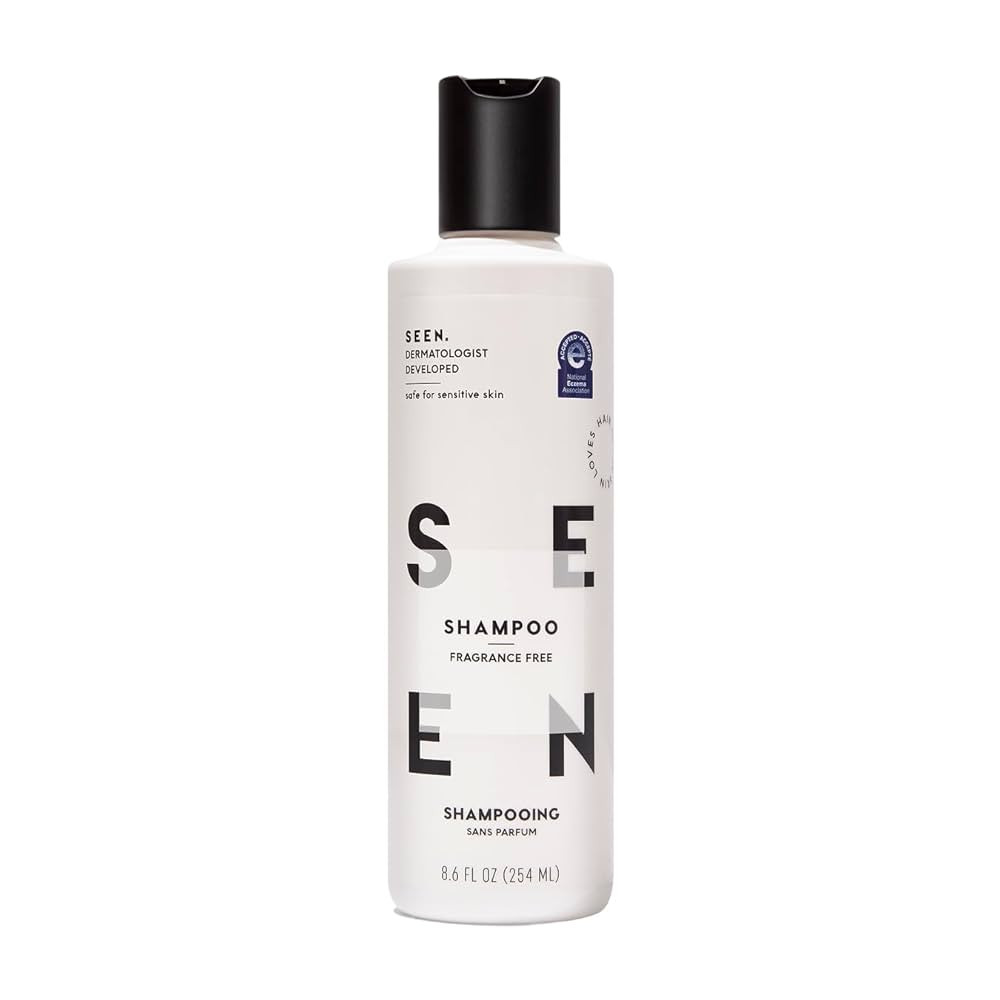 SEEN Shampoo, Fragrance Free - Non-Comedogenic & Sulfate-Free Hair Shampoo- Dermatologist-Develop... | Amazon (US)