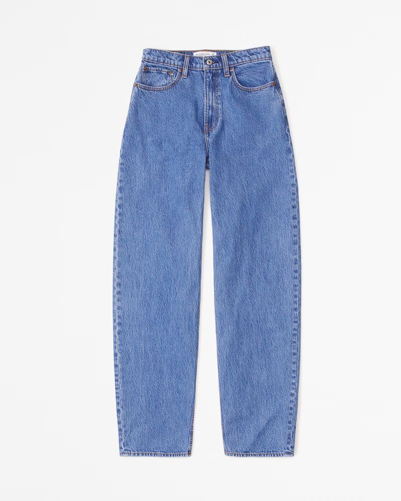 High Rise Taper Jean | Abercrombie & Fitch (US)