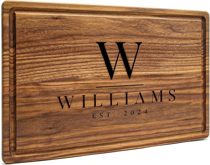Refine Kitchenware Personalized Cutting Board, USA Made Custom Monogrammed Cutting Board, Custom ... | Amazon (US)