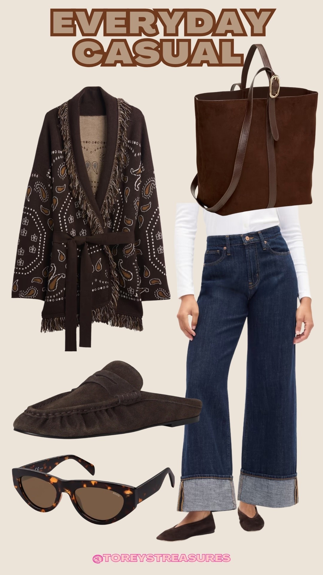 Everyday casual fall outfit idea!