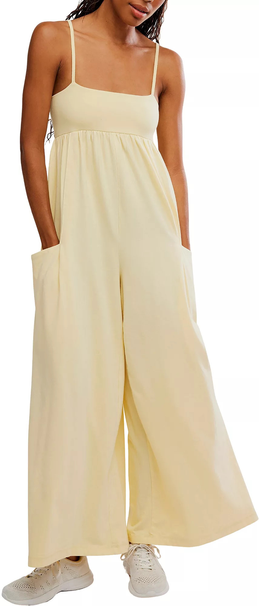 FP Movement Women's Hot Shot Strappy Onesie, Small, Sunlit Yellow | DICK'S Sporting Goods