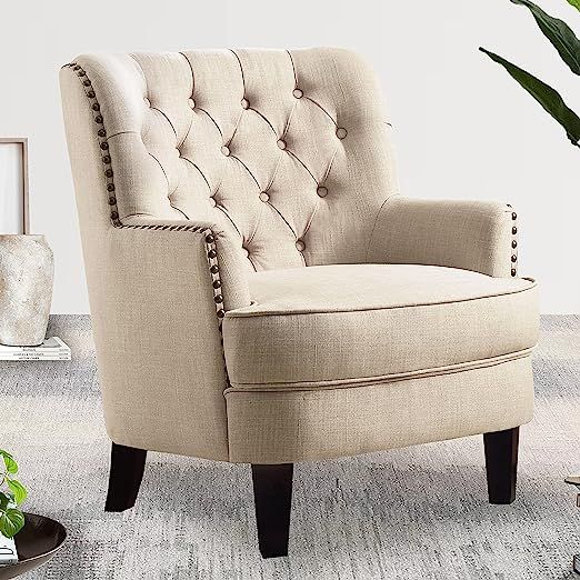 Rosevera Gustavo Rosevara Furniture Reading Arm Living Room Comfy Small Accent Chairs for Bedroom... | Amazon (US)