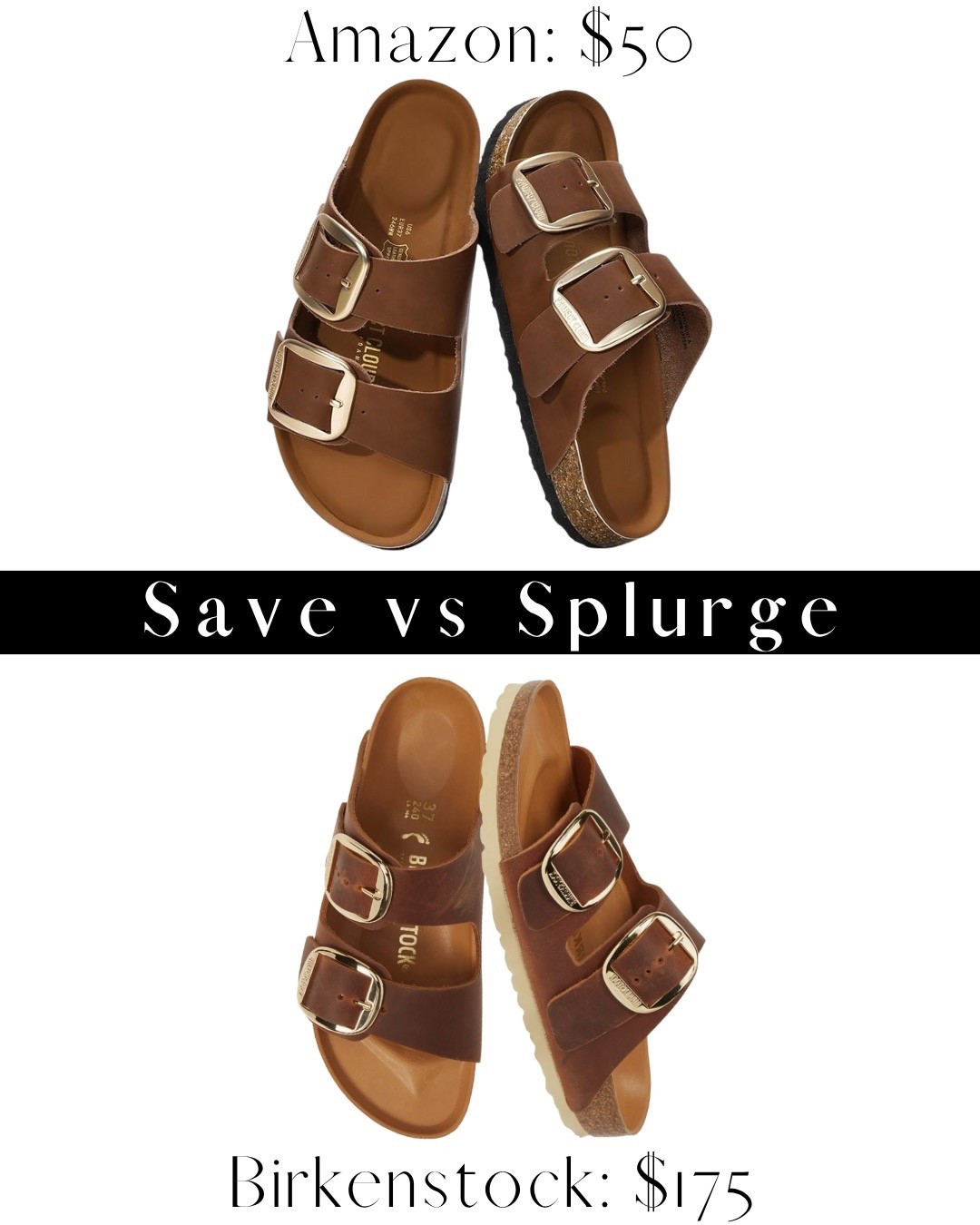 Big buckle Birkenstocks have been a best seller for years and these look just like them for a fraction of the price! Look for less, designer inspired, save vs splurge

#LTKSeasonal #LTKootd #LTKSaleAlert