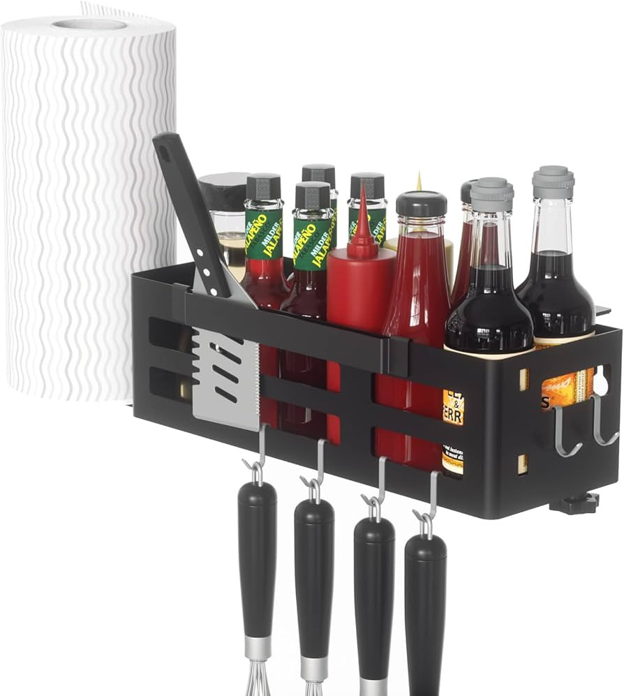 Griddle Caddy for Blackstone 28"/36" Griddles/Prep Cart, Grill Accessories Space Saving for Black... | Amazon (US)