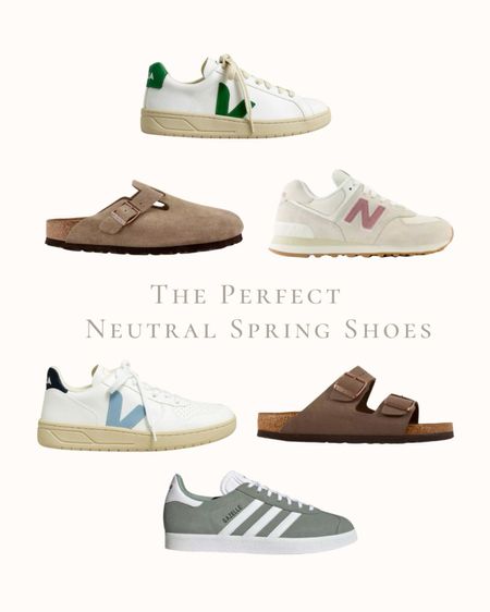 Neutral spring tennis shoes, new balance, Birkenstock, adidas 

#LTKhome #LTKshoecrush #LTKSeasonal