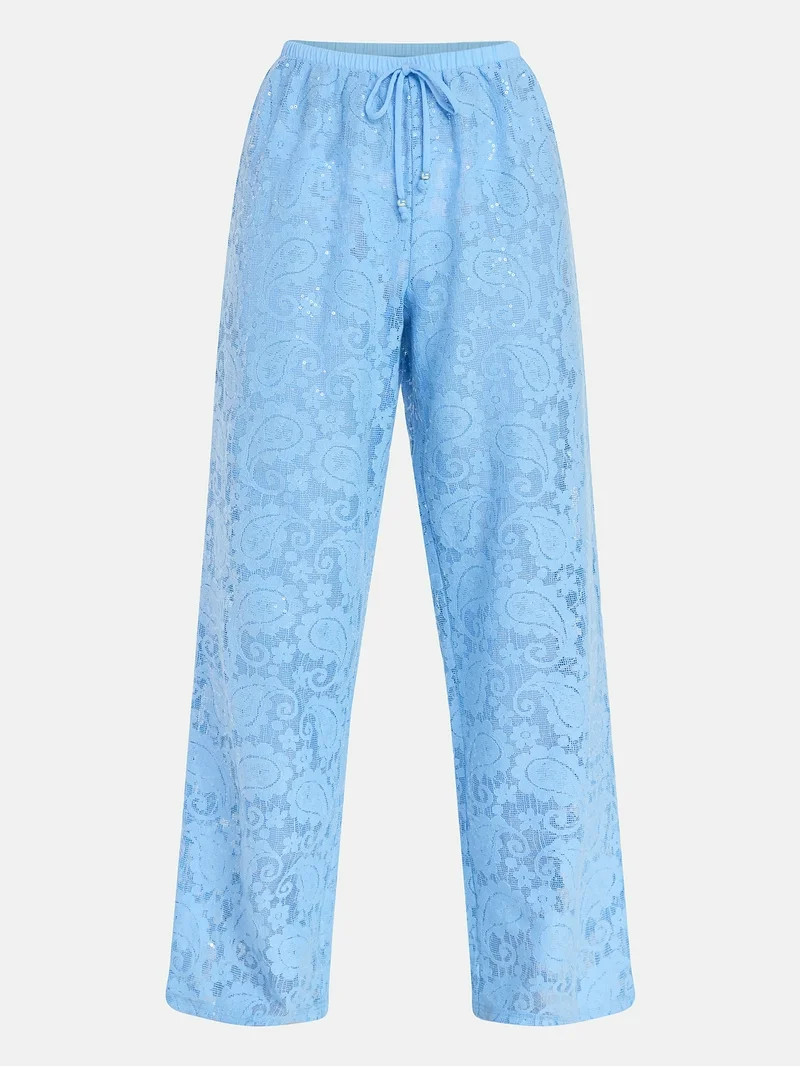 No Boundaries Lace Pants Swim Coverup, Women’s XXS-XXL | Walmart (US)