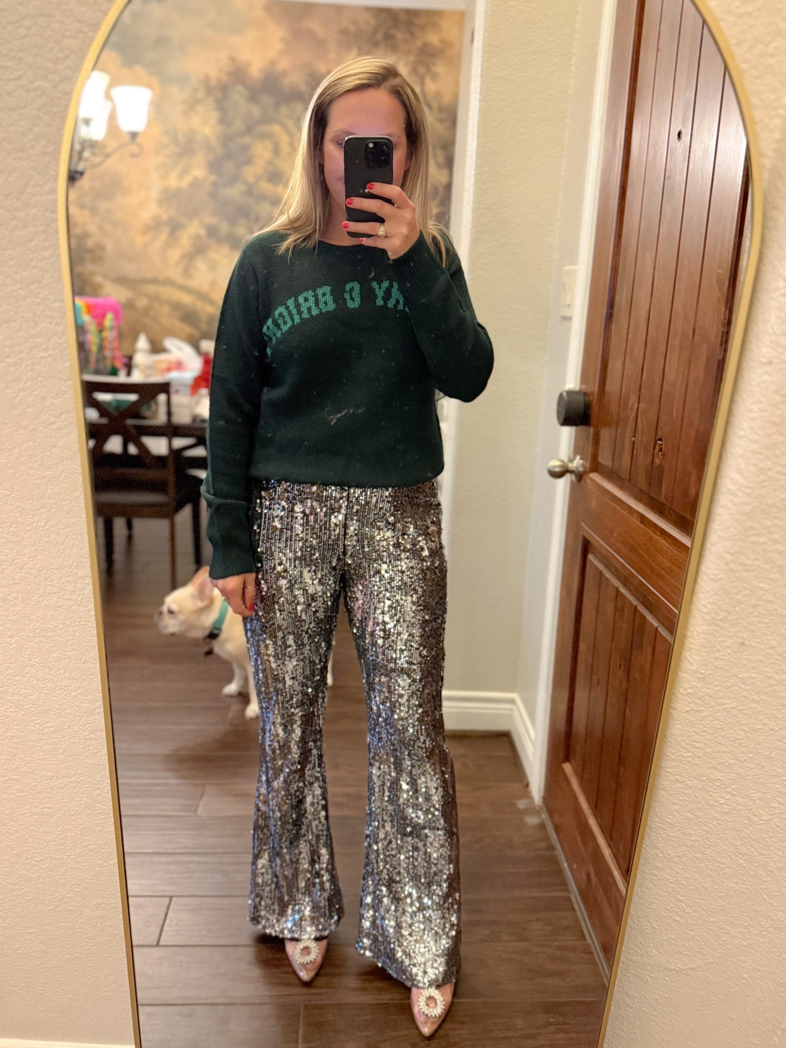 New outfit from Walmart! Size small sweater, size medium pants (juniors sizing). 

Holiday style, holiday party, over 40



#LTKOver40 #LTKFindsUnder50 #LTKHoliday