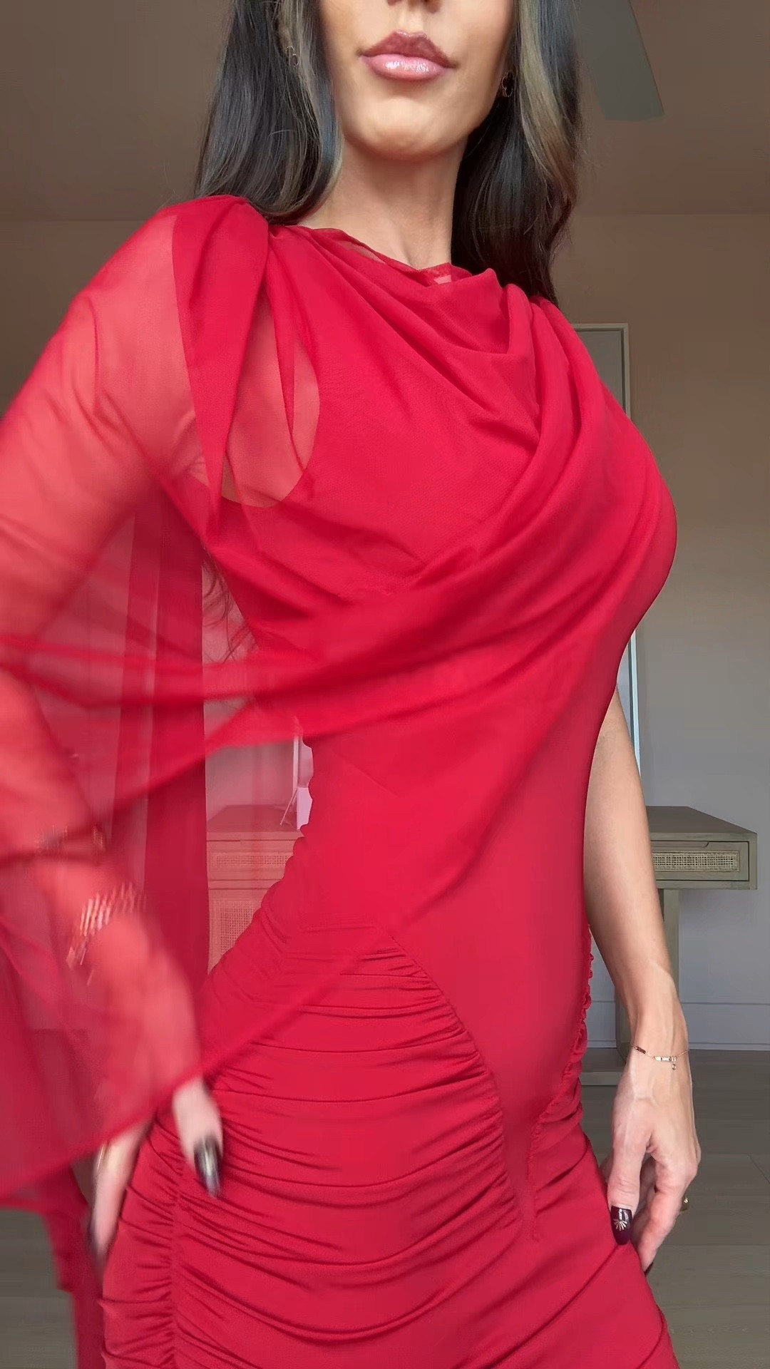 I got so many compliments on this dress! It’s so unique and classy! I wore this to a charity gala. It would be a perfect wedding guest dress also. I had to put 6” heels on for this and it was still long, perfect for tall girls. 

It comes in other colors, but how perfect is red for the holiday season?! 

charity gala dress, tall girl dresses, red dress, red maxi dress, Meshki dress 

#LTKootd #LTKHoliday #LTKTall