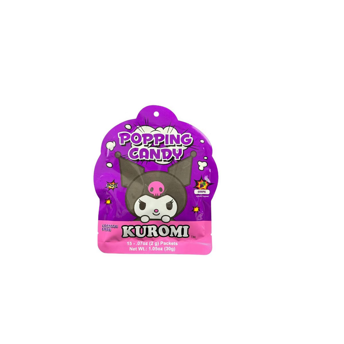 A-Sha Foods USA Hello Kitty Kuromi Grape Flavored Popping Candy - 1.05oz/15ct | Target