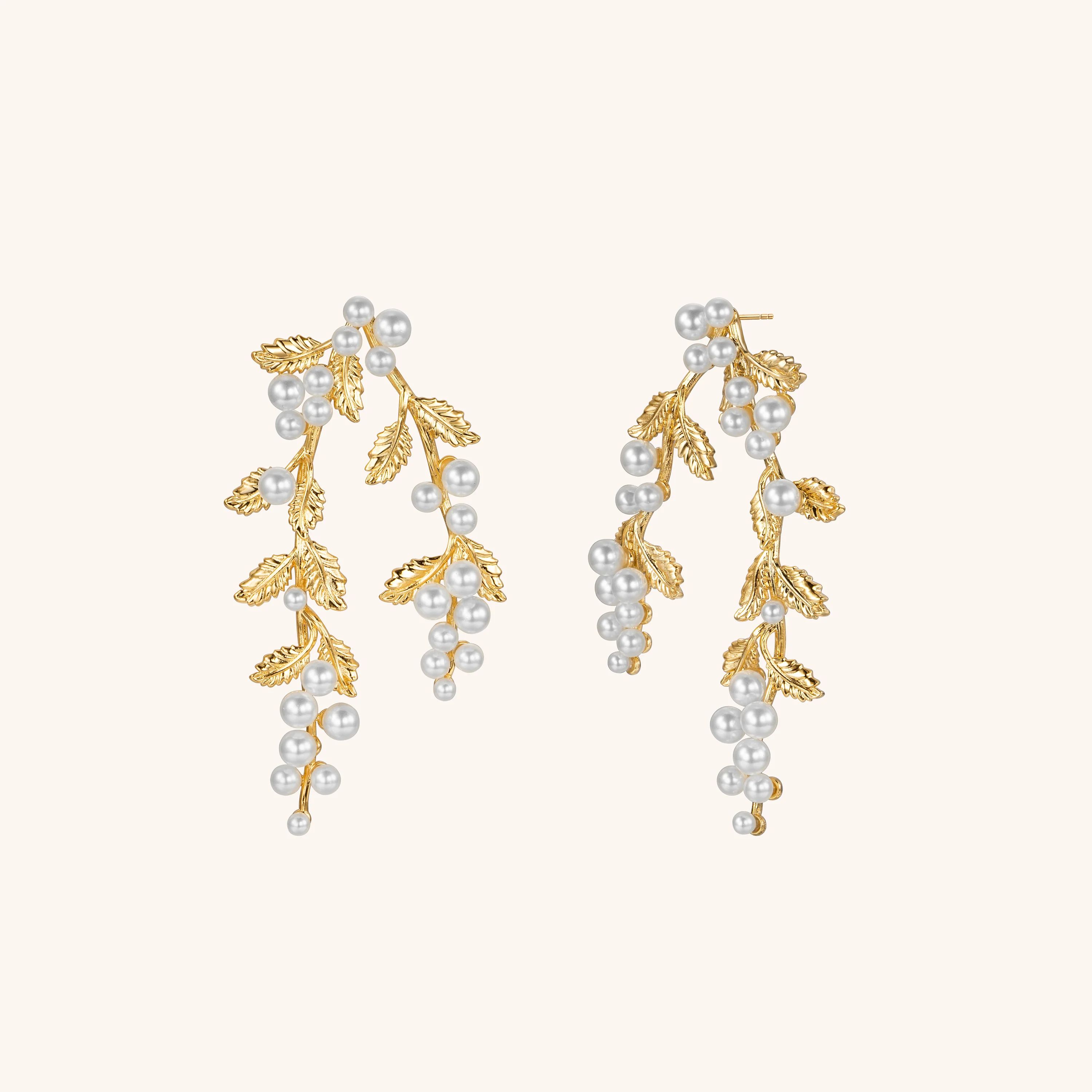 Ivy Statement Pearl Earrings | Victoria Emerson