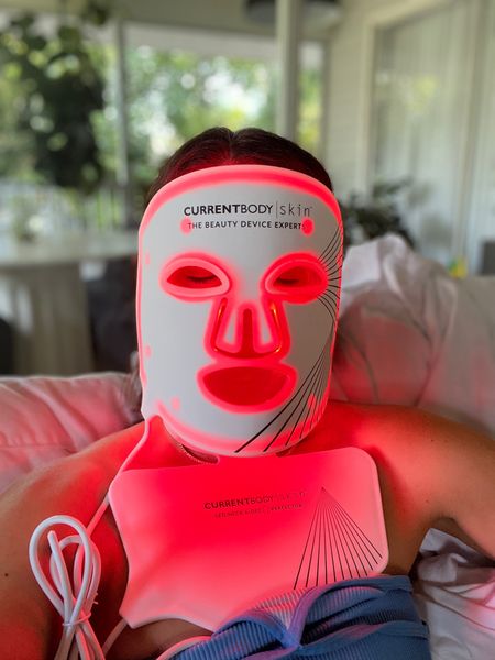 Red light therapy mask! Reduces fine lines & skin texture! #meandmrjones 

#LTKbeauty