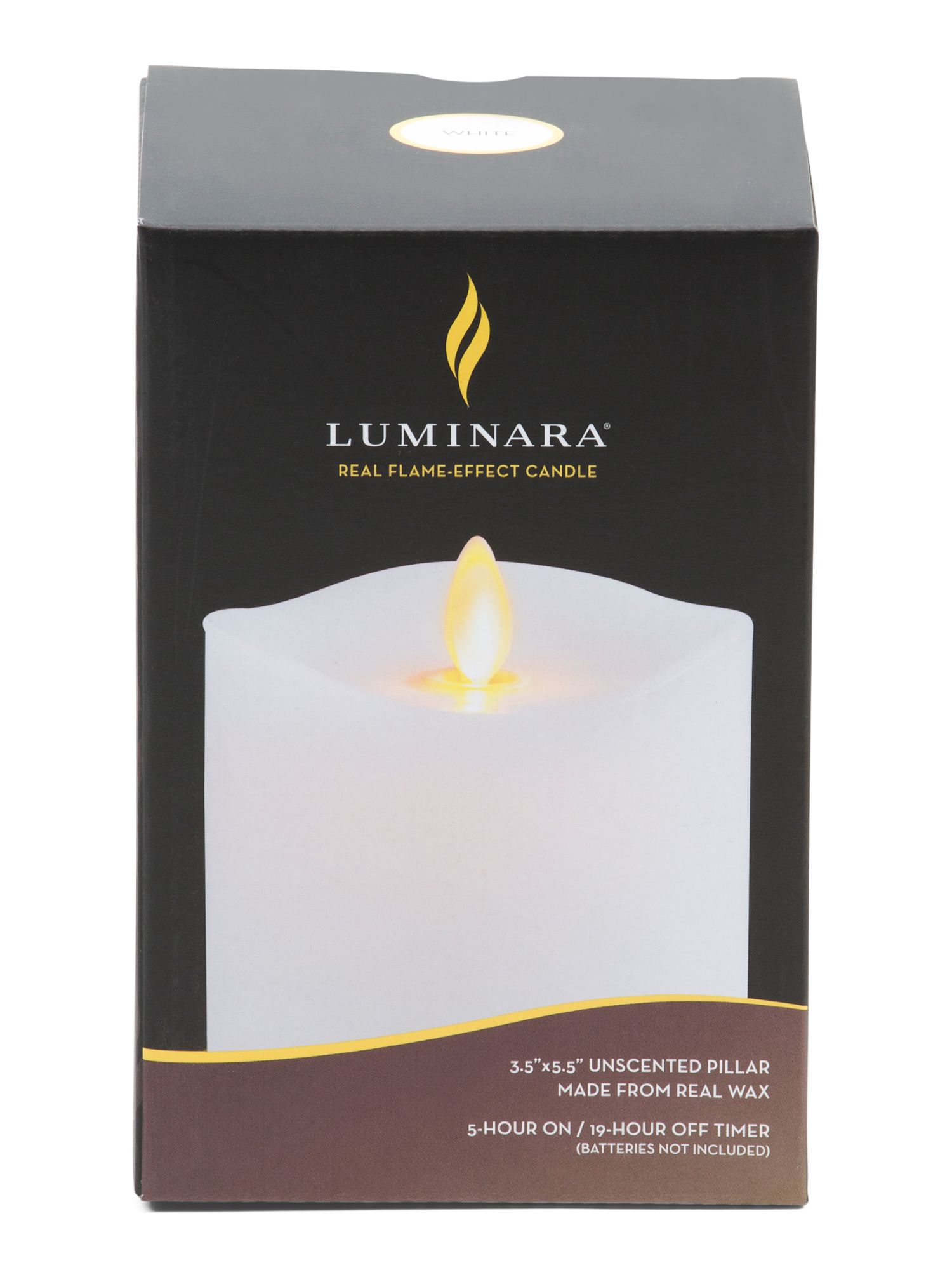 5.5in Smooth Vanilla Honey Led Pillar Candle | Home | Marshalls | Marshalls