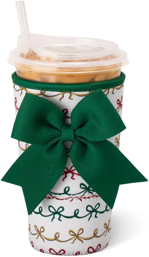 Swig Life Large Iced Cup Coolie, 30-32oz Iced Coffee Cup Insulator Sleeve with Handle, Neoprene I... | Amazon (US)