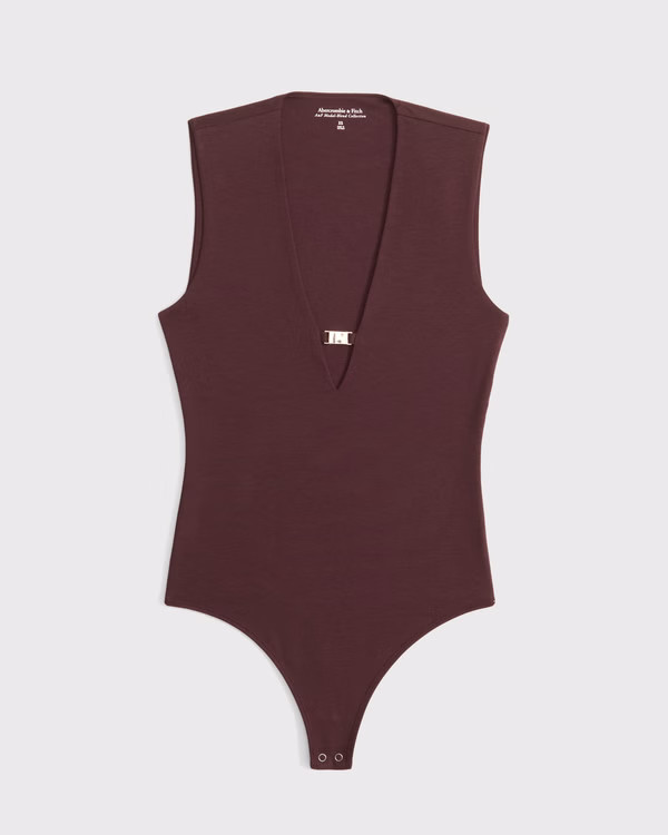 Plunge Hardware Bodysuit | Abercrombie & Fitch (US)