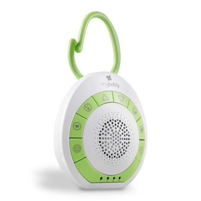 HoMedics® MyBaby On-the-Go SoundSpa in White/Green | buybuy BABY | buybuy BABY