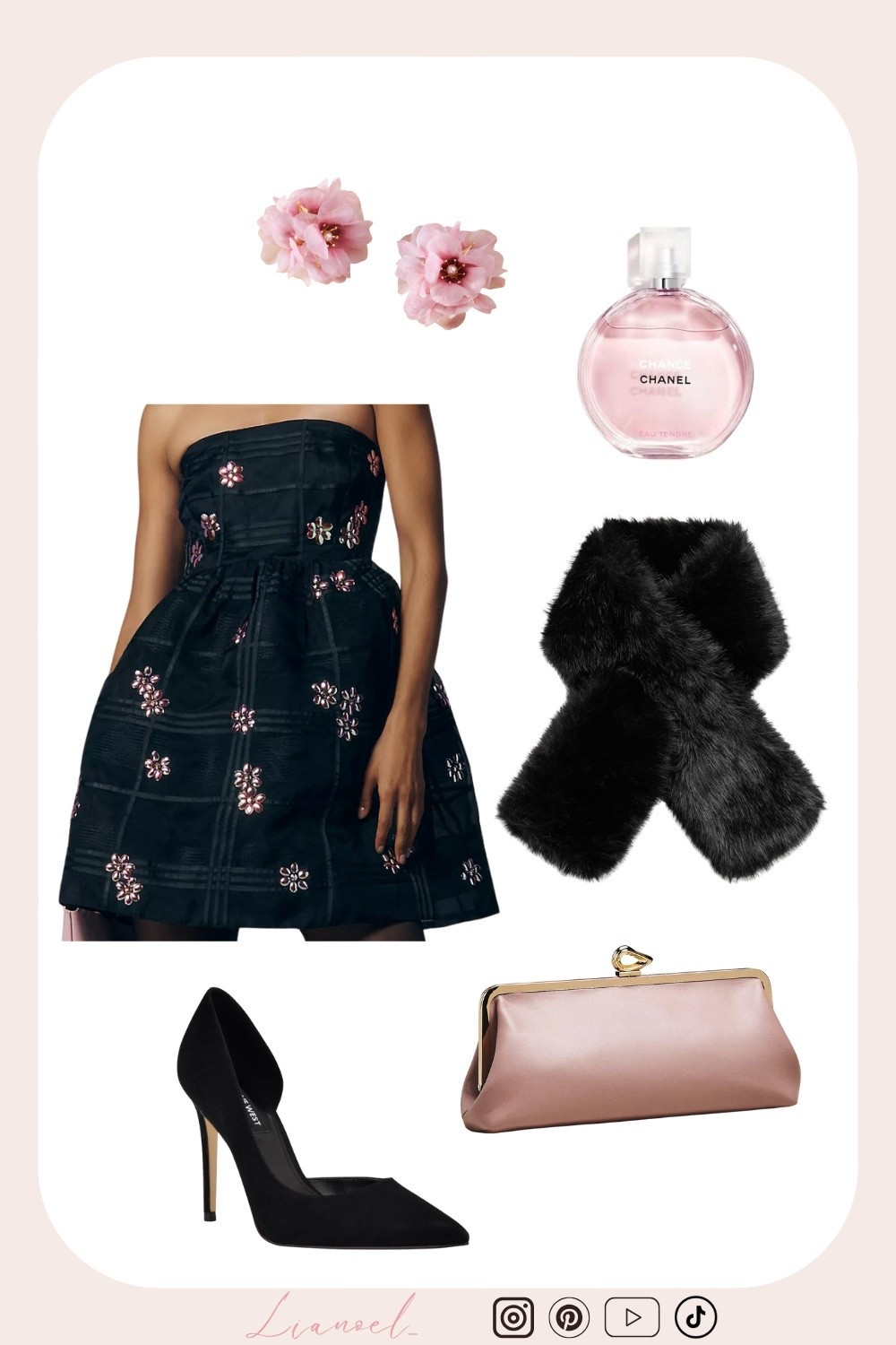 Pink and black party dress 

#LTKHoliday #LTKPetite #LTKSeasonal