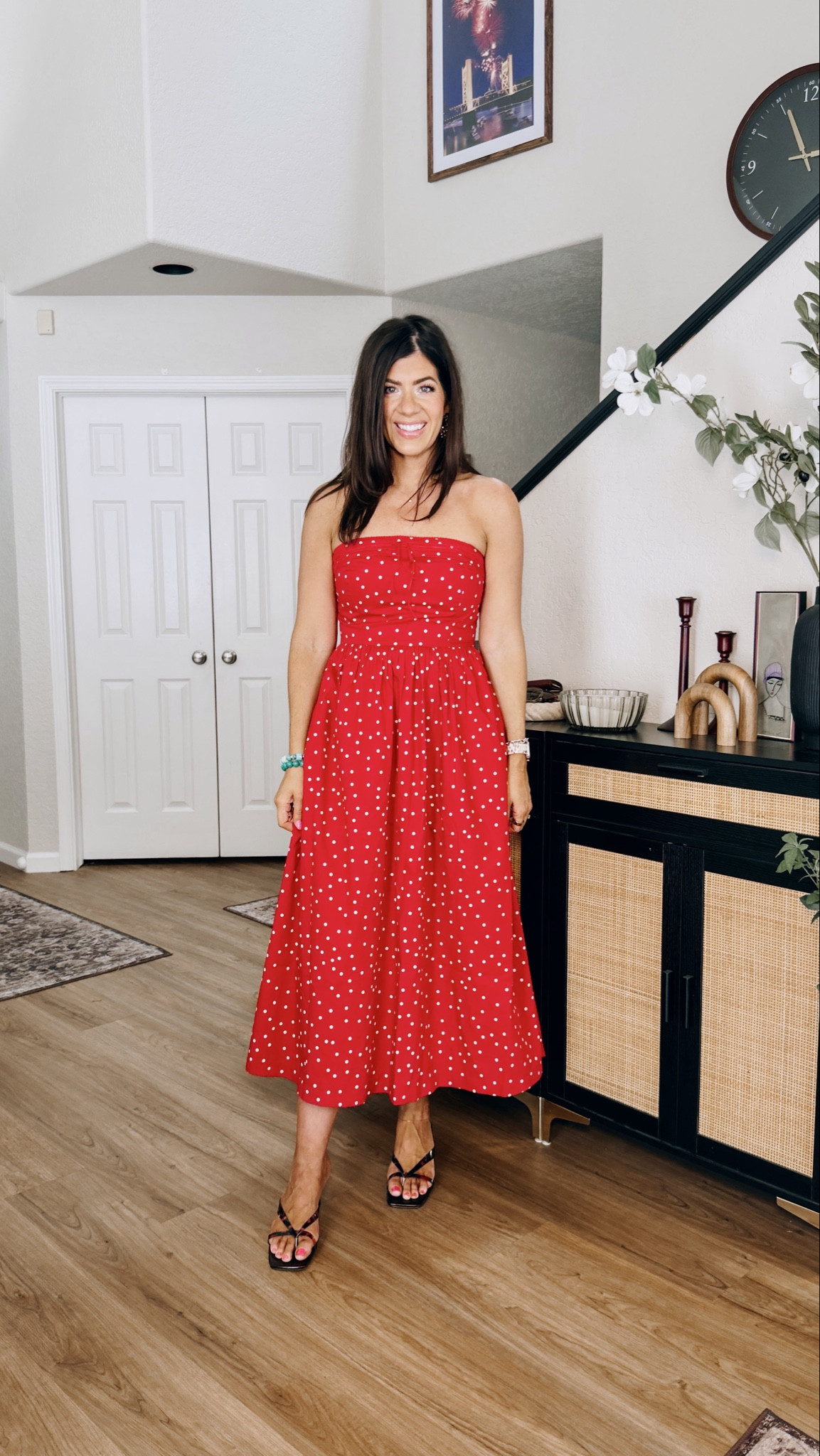 Use code SHORTSAF
In a medium tall polka dot dress (size down if in between)


#LTKTall #LTKSaleAlert #LTKMidsize