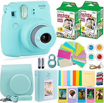 Fujifilm Instax Mini 9 Camera with Fuji Instant Film (40 Sheets) & Accessories Bundle Includes Ca... | Amazon (US)