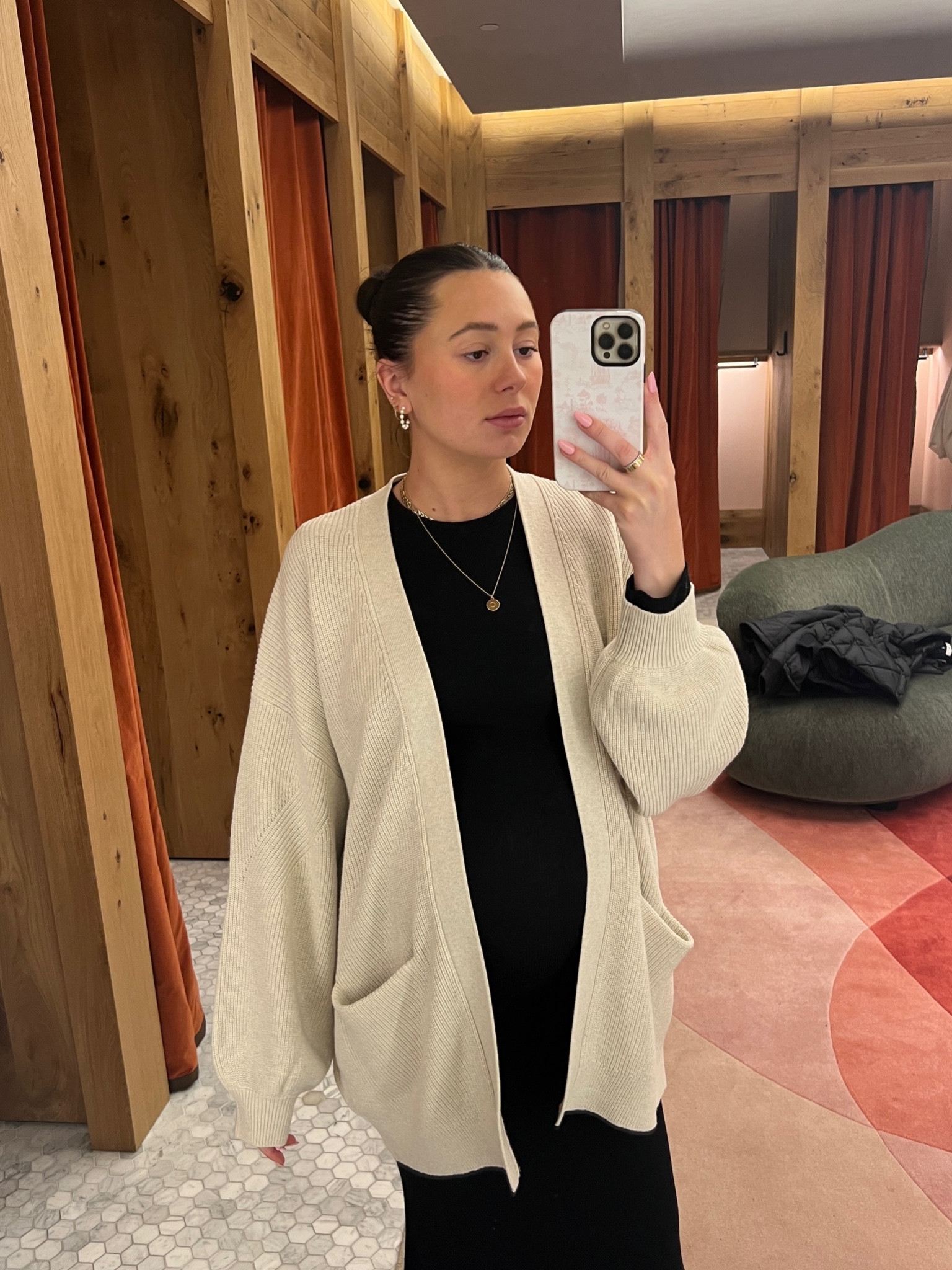 Aritzia winter sale try on! This cardigan is a cutie, wear over everything type! Which I love!! I feel like in the summer with denim shorts/pants and a little tank, it would be sooo cute! 

#LTKsalealert #LTKfindsunder100
