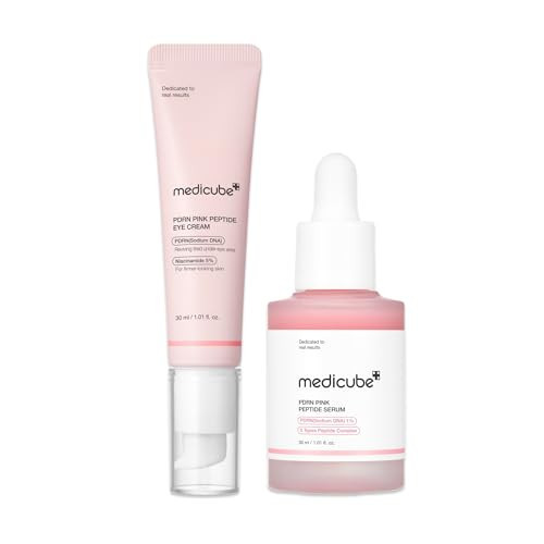 medicube PDRN Peptide Serum Duo for Face & Eye: PDRN Peptide Eye Serum and Salmon DNA Facial Serum for Radiant, Plump Skin | Korean Skincare, Valentines Day Gifts for Her, Skin Care Set | Amazon (US)