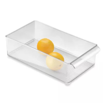 InterDesign® Fridge Binz™ 8-Inch x 15-Inch Stackable Refrigerator Bin | Bed Bath & Beyond
