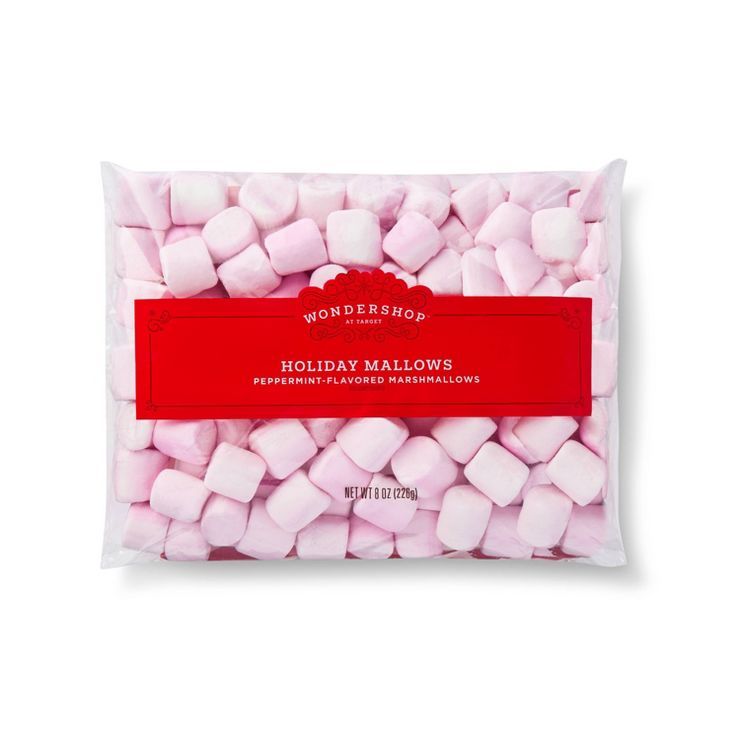 Holiday Mallows Peppermint Flavored Marshmallows - Wondershop™ - Pink/8oz | Target