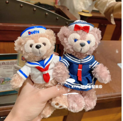 Authentic Shanghai Disney Duffy Bear Hanging Sailor keychain plush pendant | eBay US