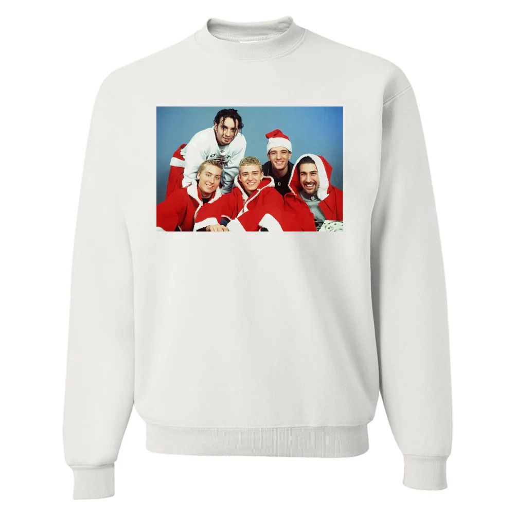 NSYNC 'Happy Holidays' Crewneck Sweatshirt | United Monograms