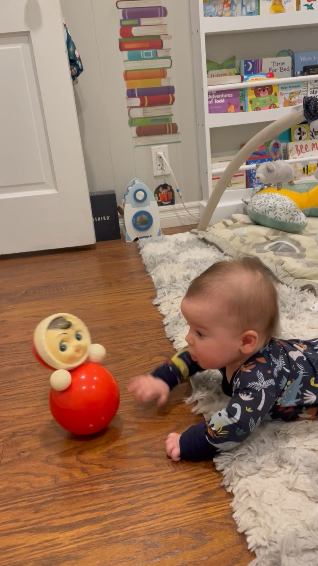 Traditional Russian doll Roly Poly (Nevalyashka) great for 4 months old and older for developing focus and engaging during tummy time. 

#LTKKids #LTKBump #LTKBaby