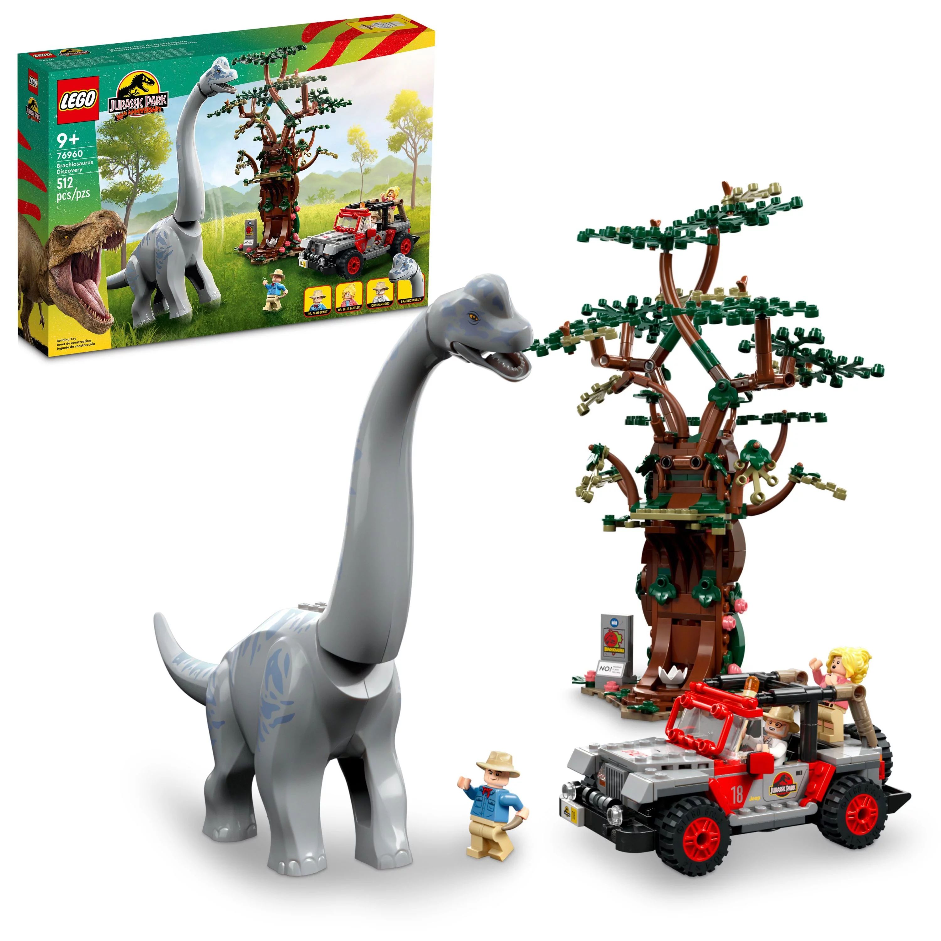 LEGO Jurassic World Brachiosaurus Discovery 76960 Jurassic Park 30th Anniversary Dinosaur Toy, Fe... | Walmart (US)