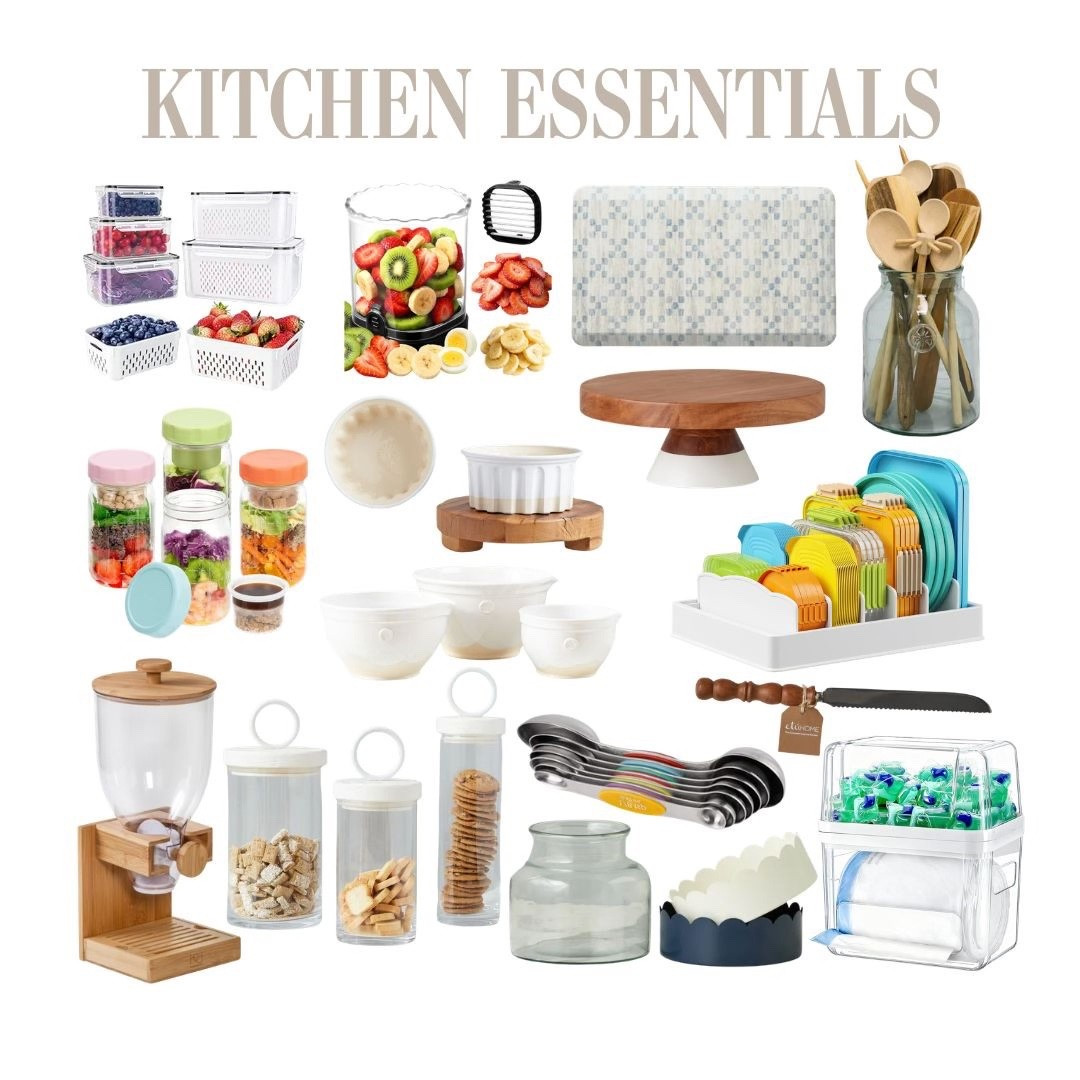 Everything you need to upgrade your kitchen in a simple, functional way without overcomplicating your space.

#LTKHome #LTKOver40 #LTKmomlife