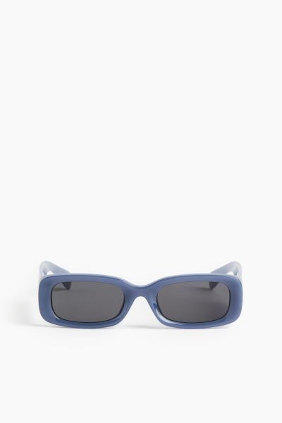 Rectangular Sunglasses - Blue - Ladies | H&M US | H&M (US + CA)