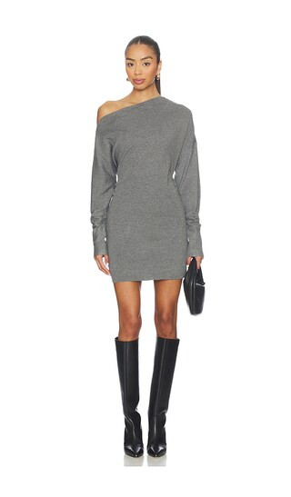 Lowe Mini Dress in Charcoal | Revolve Clothing (Global)