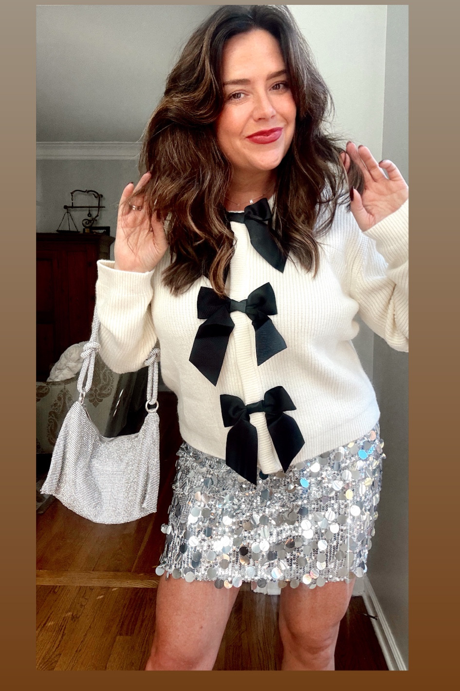 The cutest party , new years, holiday Amazon skirt and I can’t get enough of Commense which is what my top is ! Run for this skirt omg it’s SO CUTE ! #sequinskirt #partylook #holidayoutfit 

#LTKFindsUnder50 #LTKHoliday #LTKOver40