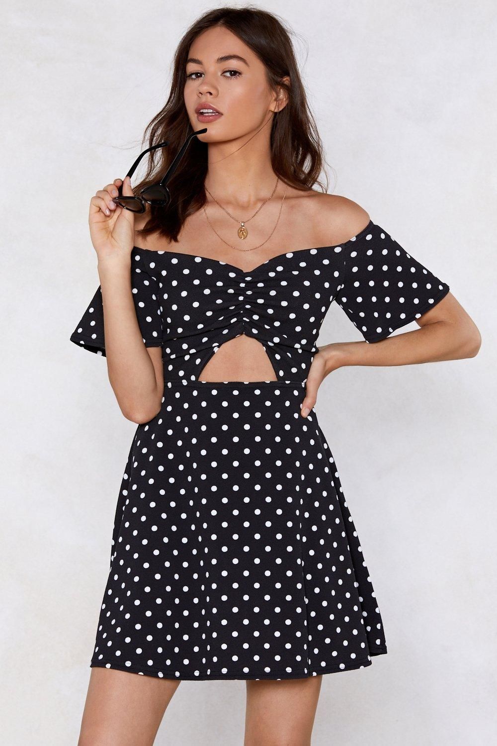 Stuck in the Middle With You Polka Dot Dress | NastyGal (US & CA)