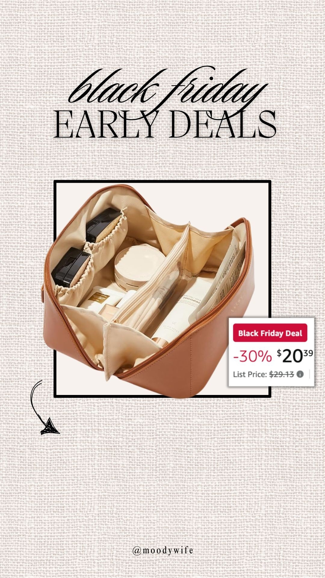 Amazon Black Friday Early Deals • Black Friday Gift Ideas • I love this makeup bag!

#LTKGiftGuide #LTKFindsUnder50 #LTKBeauty