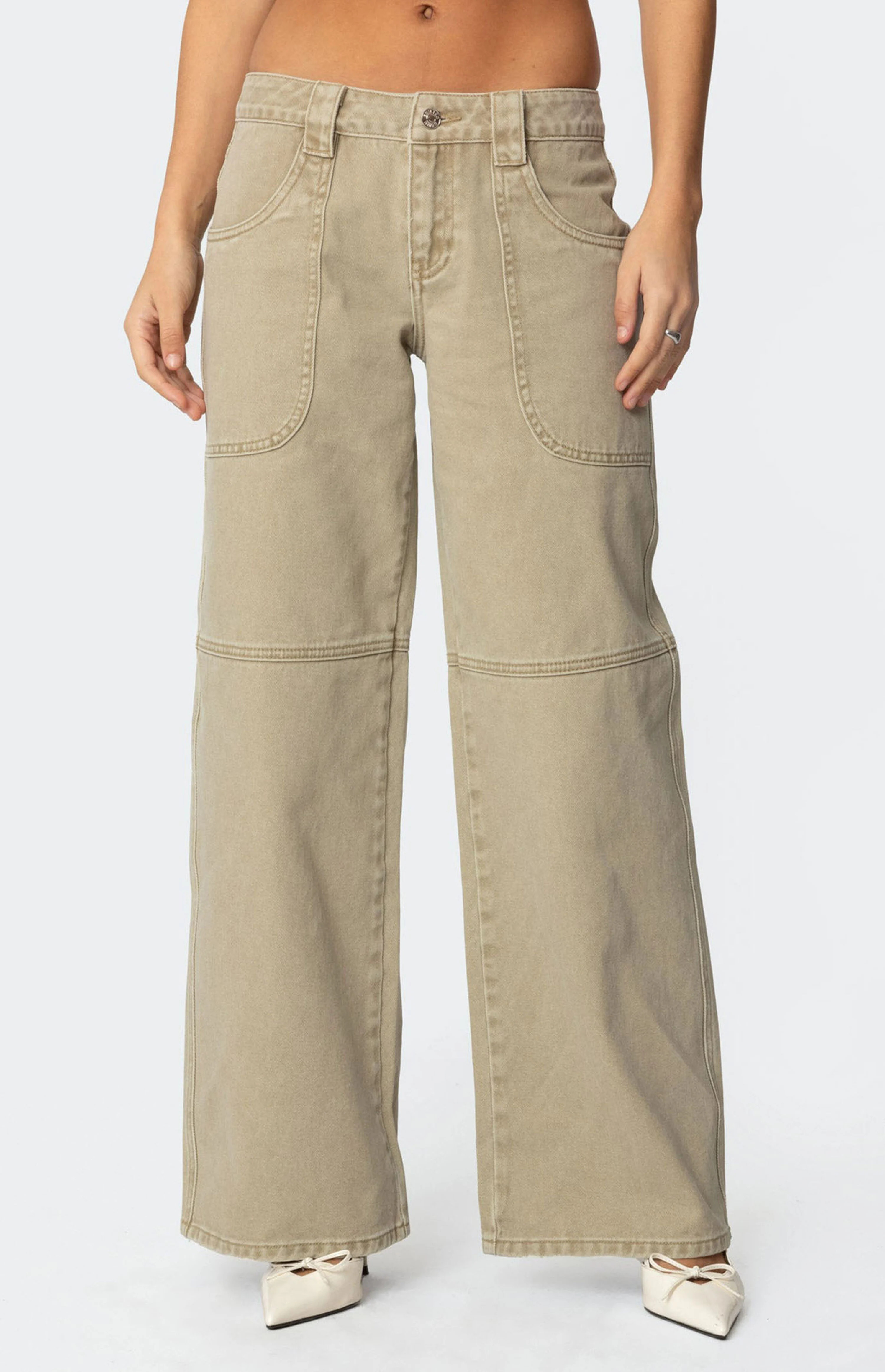 Edikted Morgan Low Rise Carpenter Jeans | PacSun