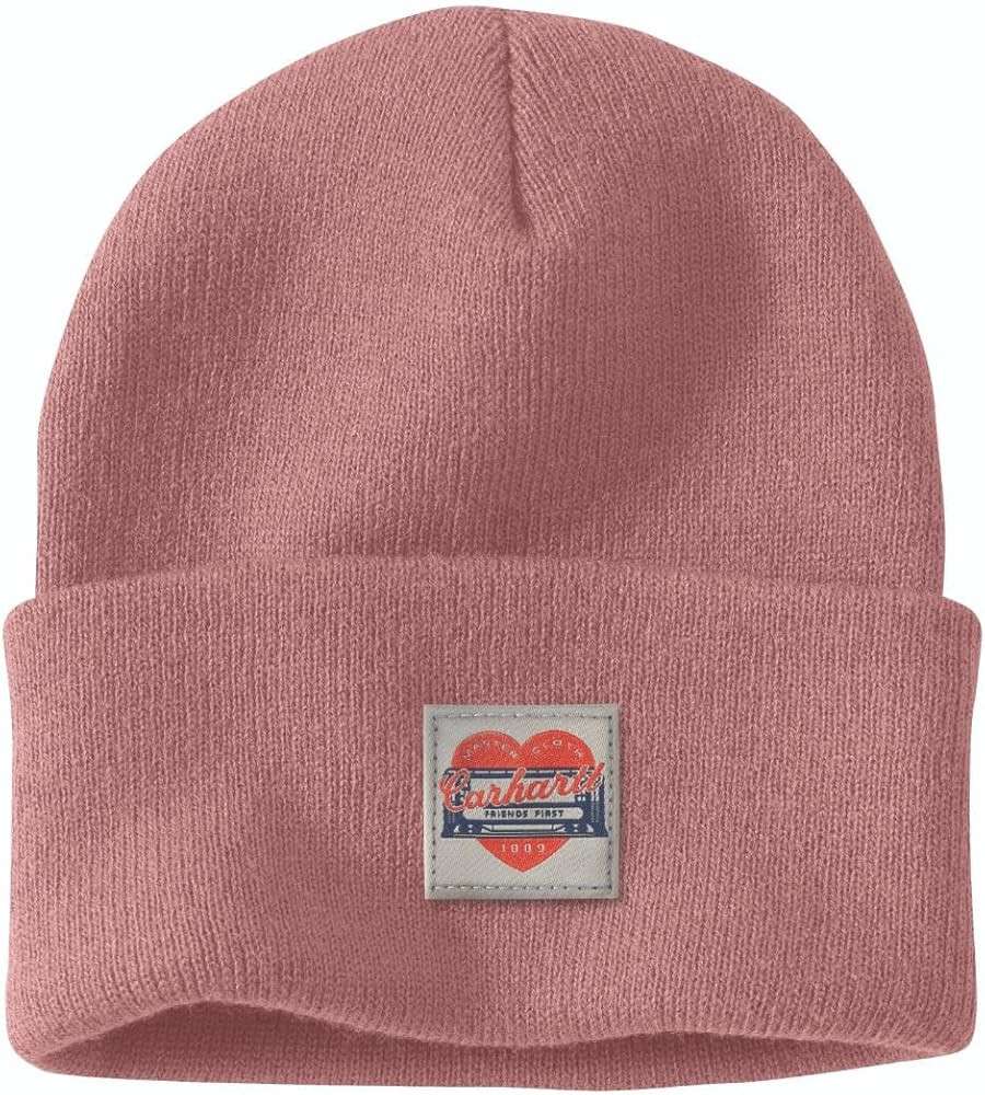 Carhartt Womens Knit Heart Patch Beanie | Amazon (US)