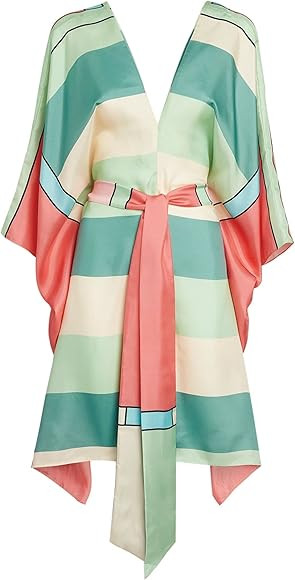 Varni Jewel Full Lengthed Printed Softy Silk Modest Wear Kaftan for Women,Beach Dress,Maxi Dress,... | Amazon (US)