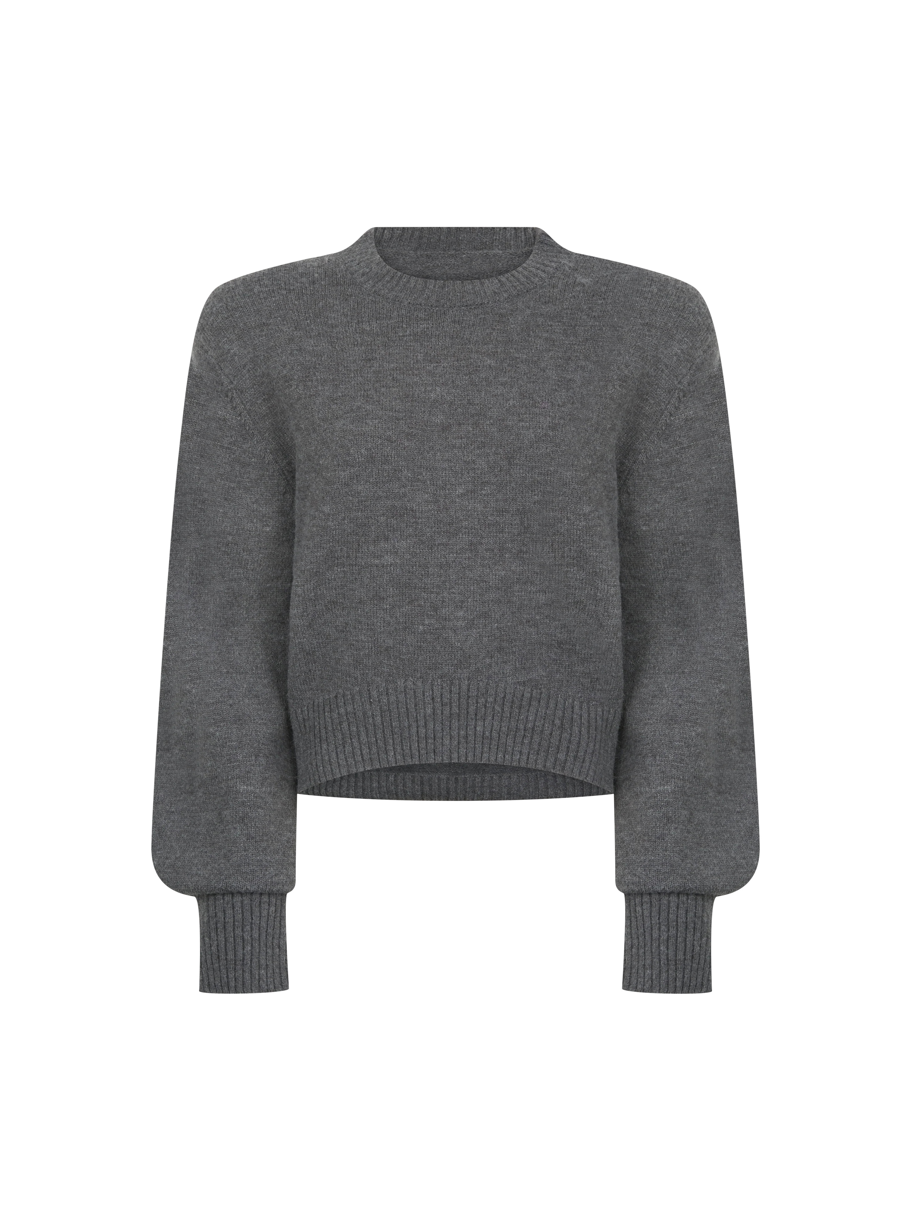 Power Knitted Sweater - Grey | Maebe