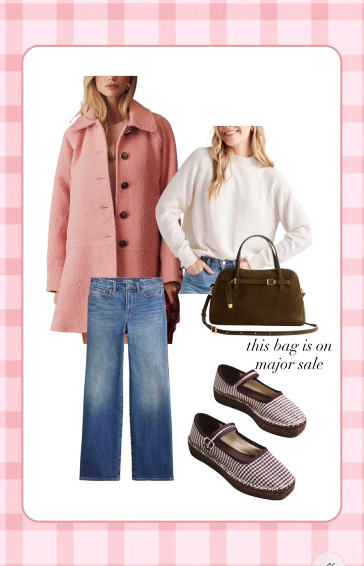Valentine’s Day outfit
bag is on major sale 
Beautiful pieces for a winter capsule wardrobe 

#LTKmomlife #LTKWorkwear #LTKTravel