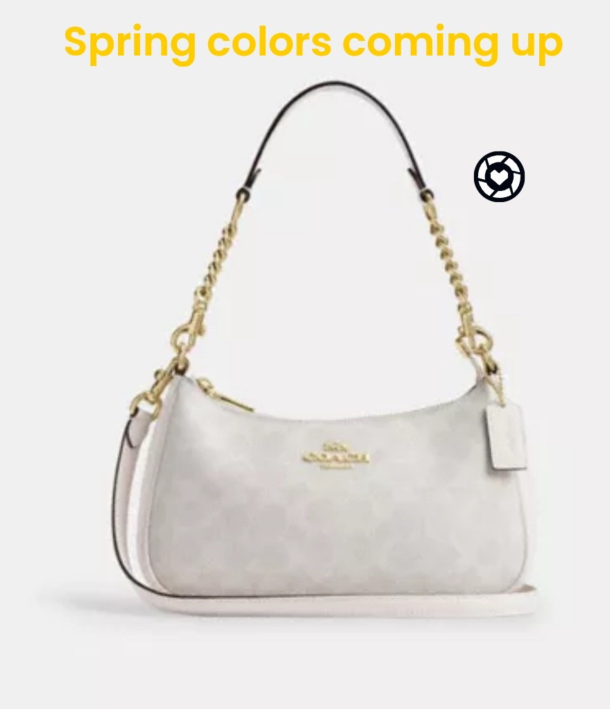 Let’sstart talking  about Spring colors already. Coach bag - 14 colors available.

#LTKSeasonal #LTKSaleAlert
