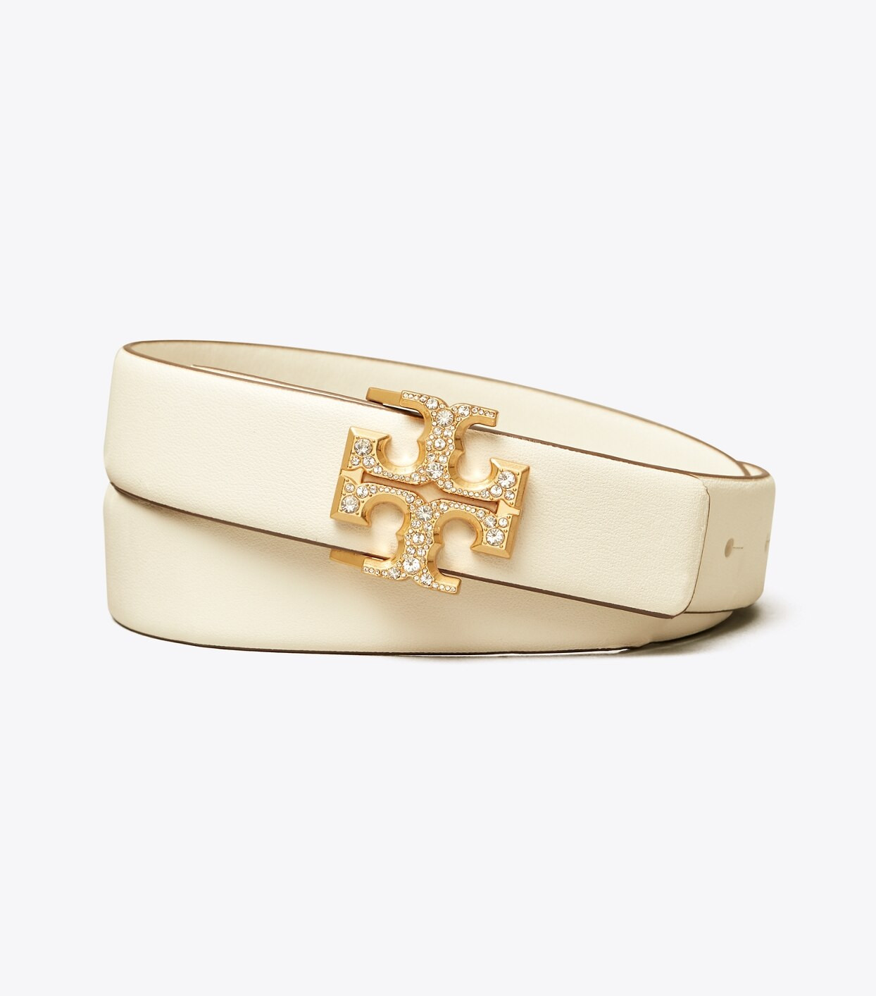 Tory Burch 1'' Jeweled Kira Logo Belt: Women's Accessories | Tory Burch (US)