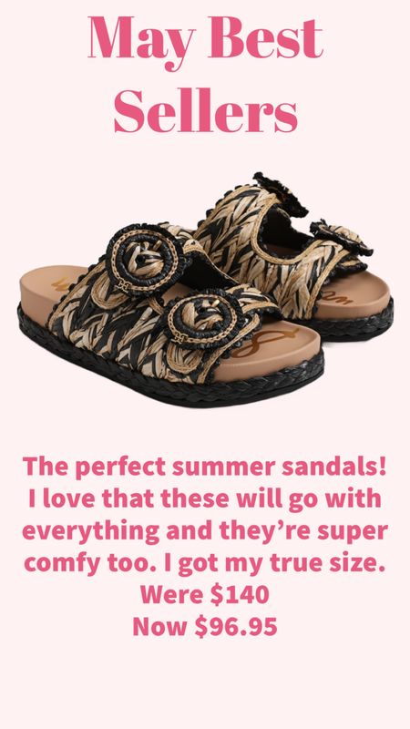 The perfect summer sandals! I love that these will go with everything and they’re super comfy too. I got my true size. 
Were $140
Now $96.95

#LTKSaleAlert #LTKFindsUnder100 #LTKShoeCrush