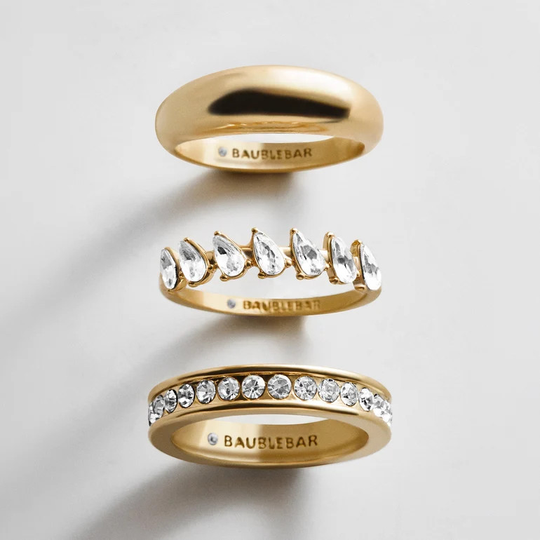 Greta Waterproof Ring Set - Greta Waterproof Ring Set | BaubleBar