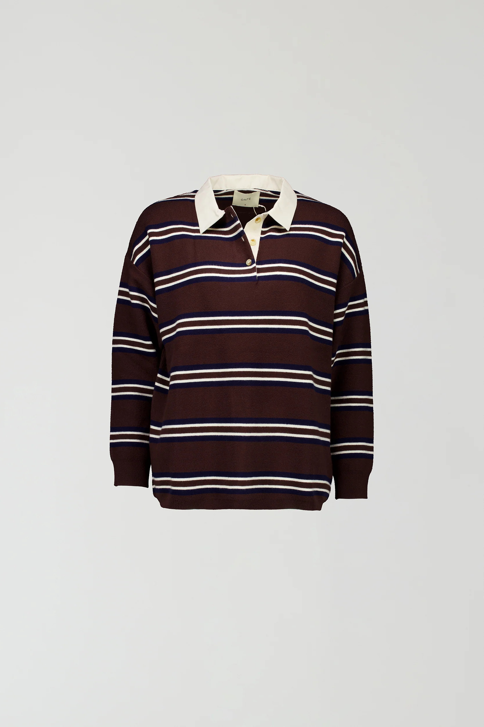 EMMA SWEATER - CHOC STRIPE | Onte