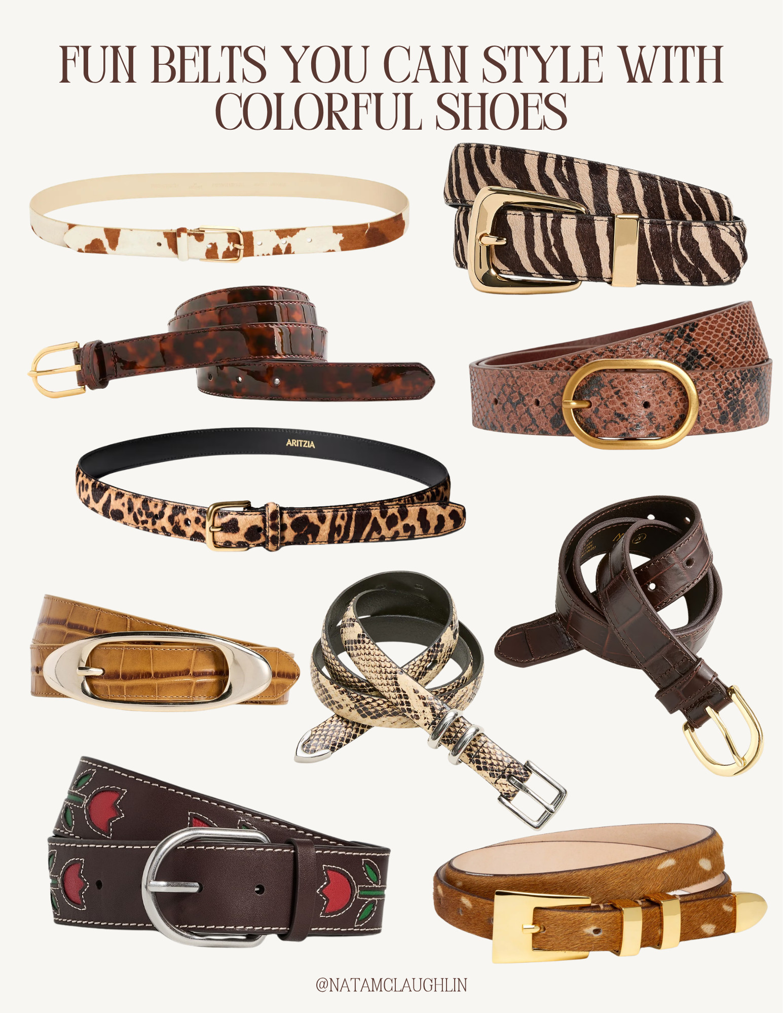Belts you can style with colorful shoes - these will also work with neutral shoes 

 #LTKmomlife #LTKWorkwear
